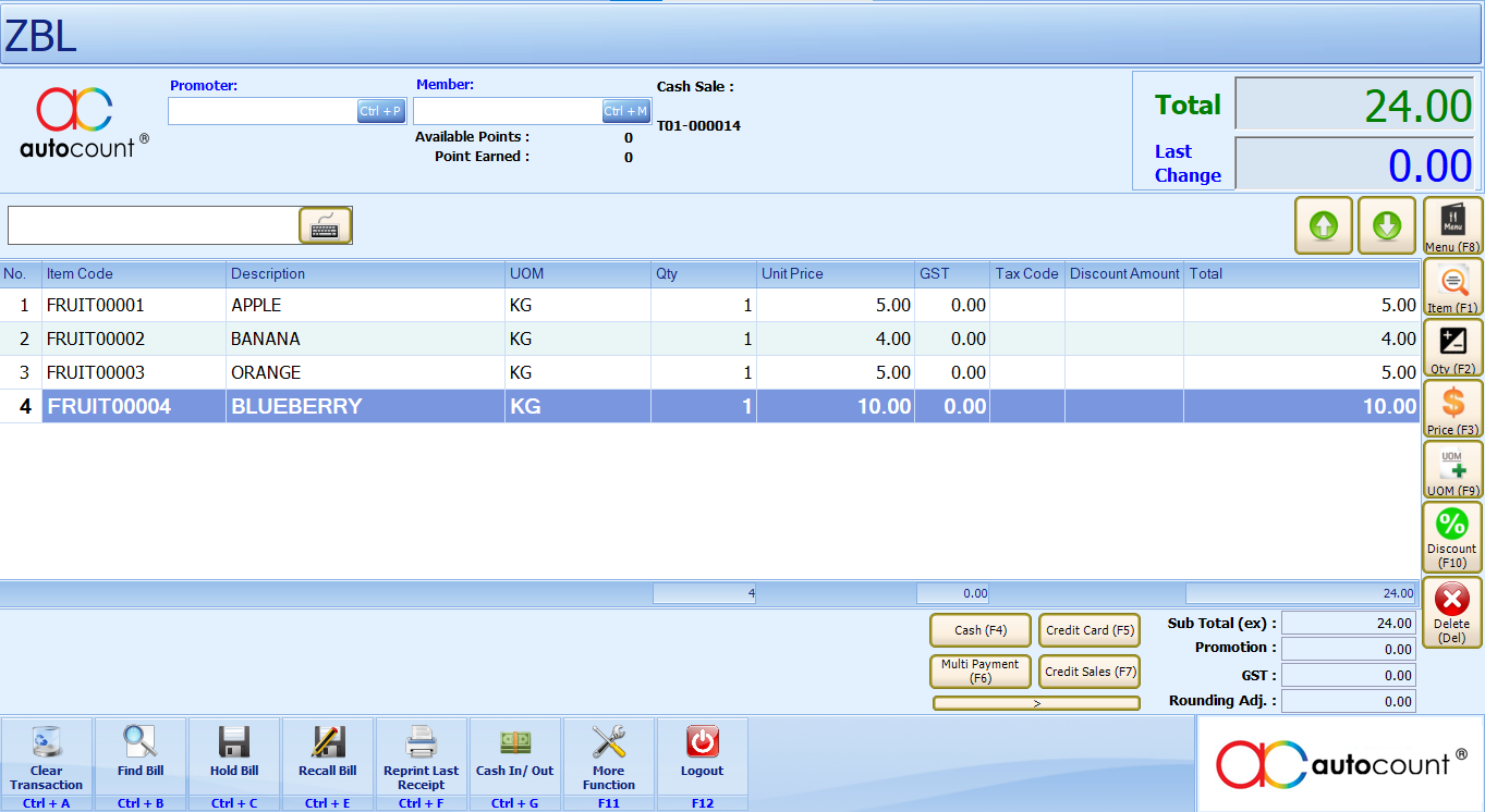 Autocount POS